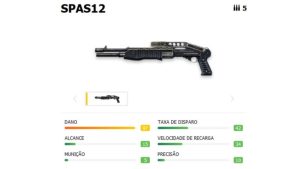 La SPAS12 es una escopeta que causa mucho daño pero de bajo rango